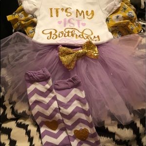 1st birthday outfit! 3pcs NEW